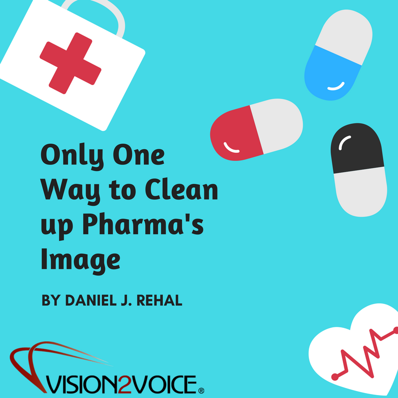 Only One Way to Clean up Pharma's Image